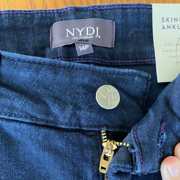 NYDJ Petite Womens Ami Skinny Ankle Jeans 14 P New - Picture 5 of 11